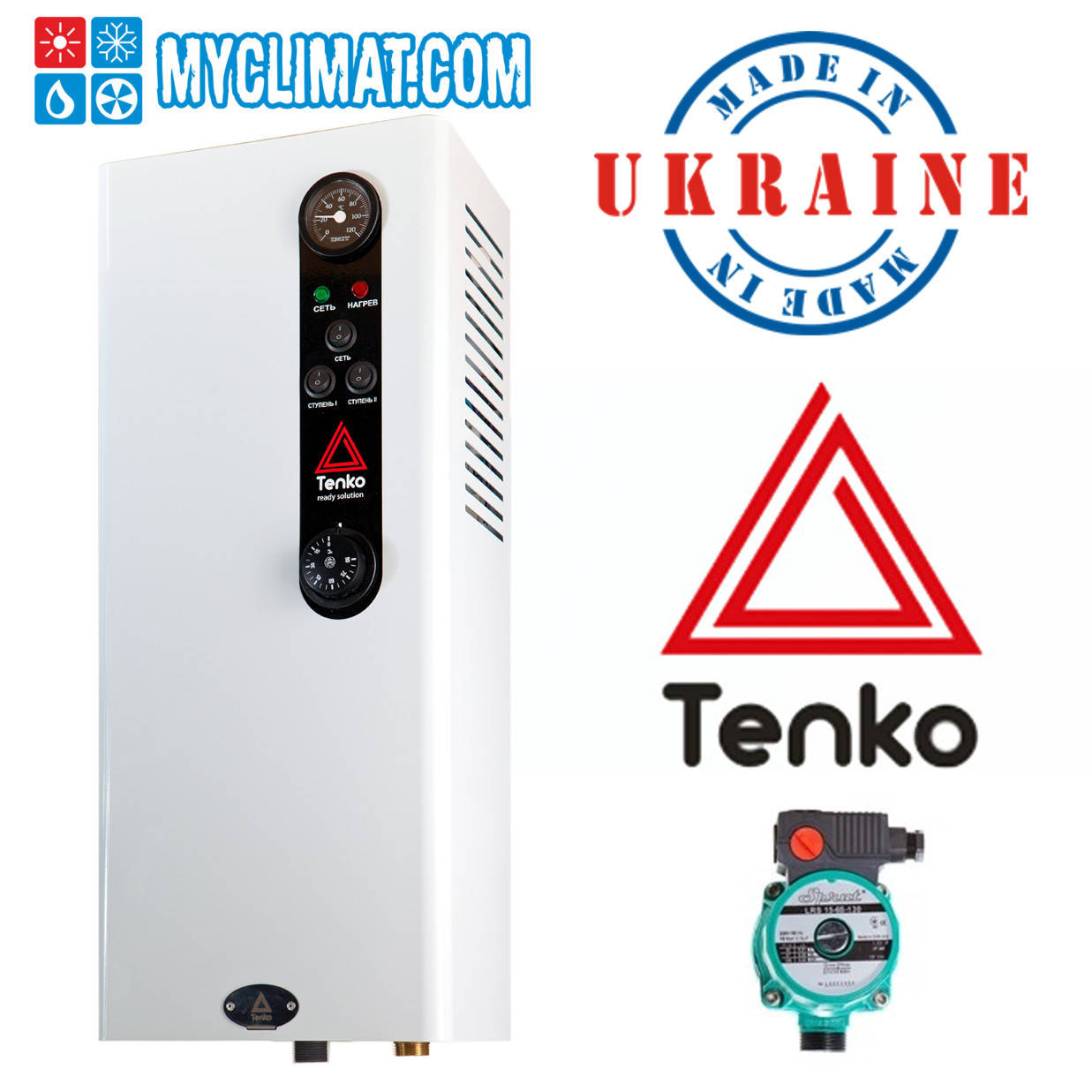

Электрокотел Tenko Стандарт 6 кВт 380 V