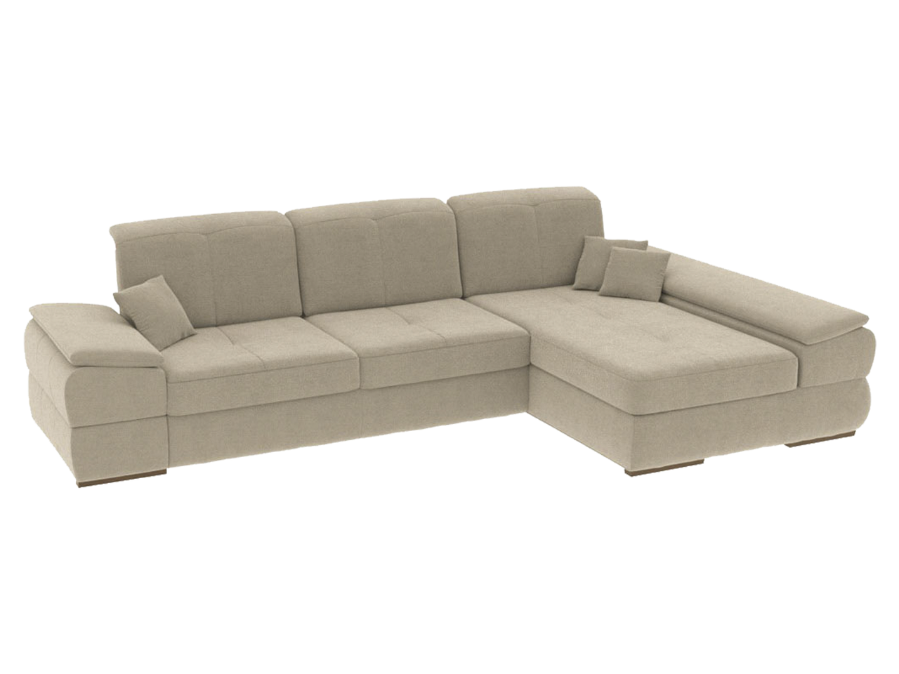 

Угловой диван Денвер 2 (бежевый, 285 х 195 см) VIKO Мебель