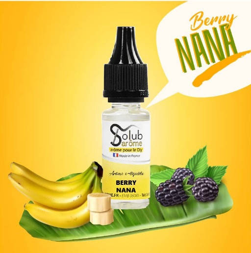

Ароматизатор Solub "Berry nana" со вкусом ежевика банан 5 мл