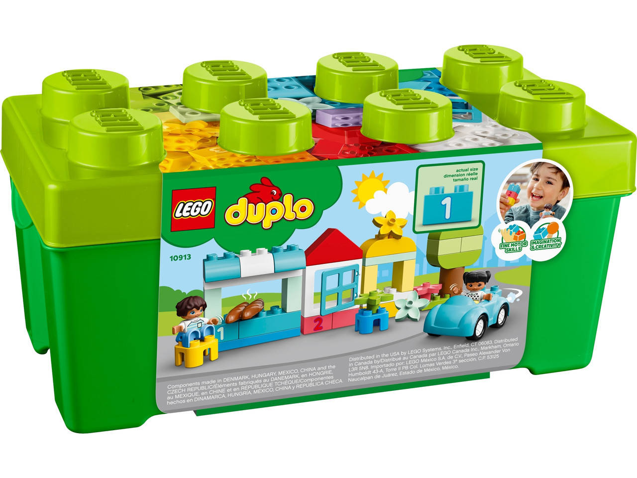 

Конструктор LEGO DUPLO Classic Коробка с кубиками 10913 ,оригинал