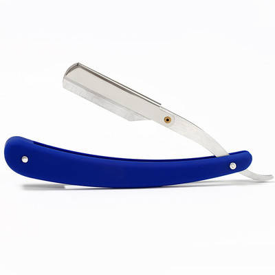 

Парикмахерская опасная бритва классическая синяя, Красный