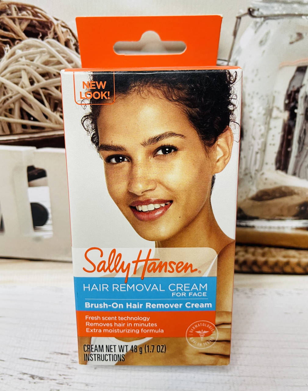 

Крем для удаления волос на лице с кисточкой Sally Hansen brush on