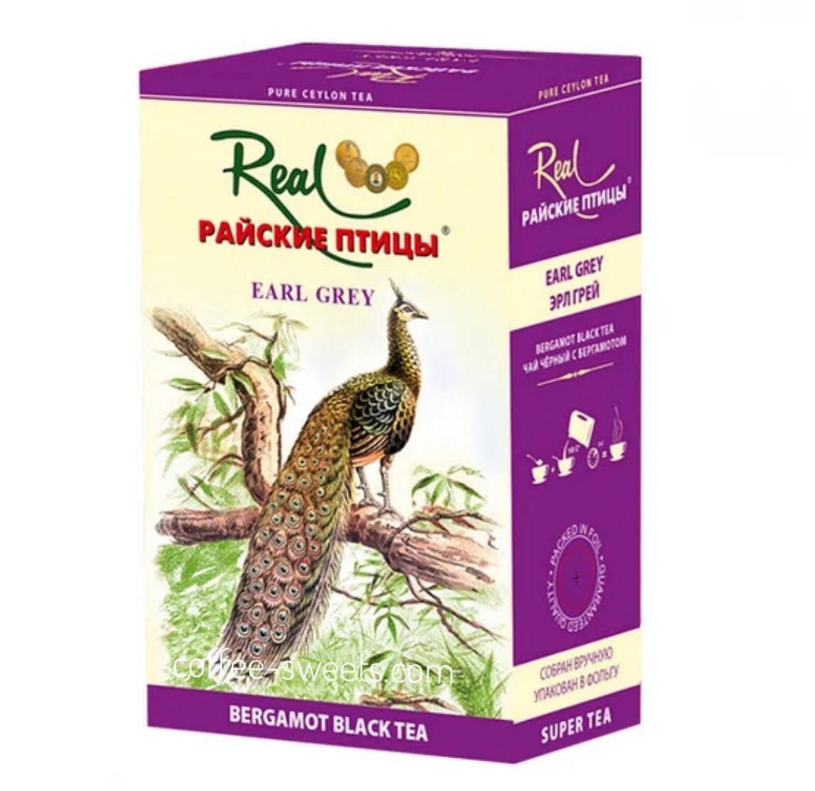 

Чай Райские Птицы 100г чёрный с бергамотом
