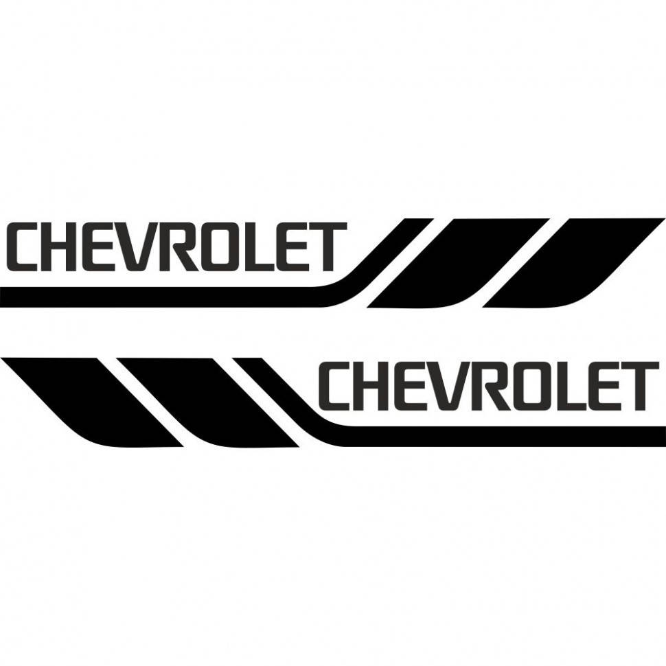 

Набор виниловых наклеек на борт автомобиля - Chevrolet (2 шт)