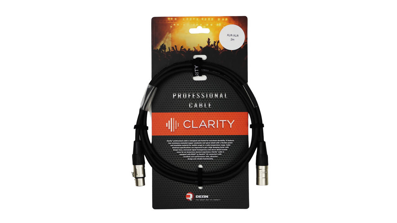 

Готовый микрофонный кабель CLARITY XLR-XLR PRO/2m