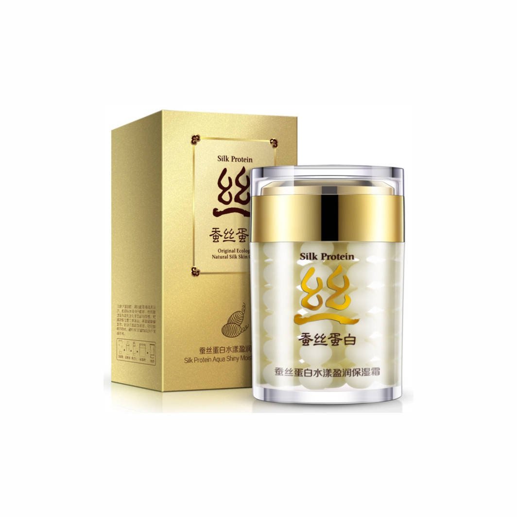 

Универсальный крем для лица Bioaqua Silk Protein Aqua Shiny Moisturizing Cream