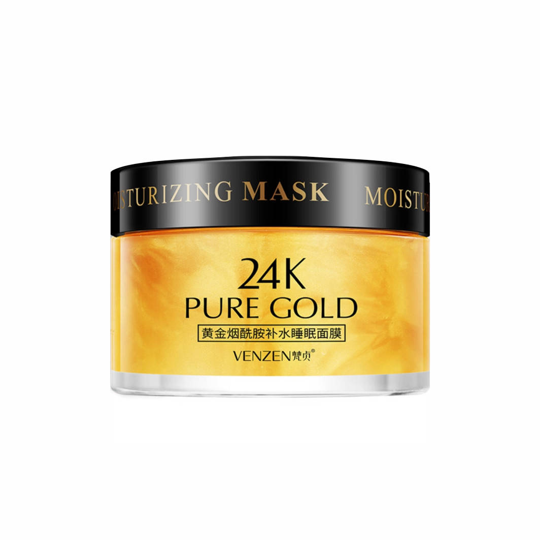 

Ночная маска для лица с золотом Venzen Pure Gold 24K Luxury Effect