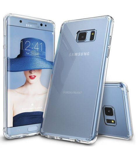 

Силиконовый прозрачный чехол для Samsung Galaxy (Самсунг Гелекси) Note 5, Разные цвета