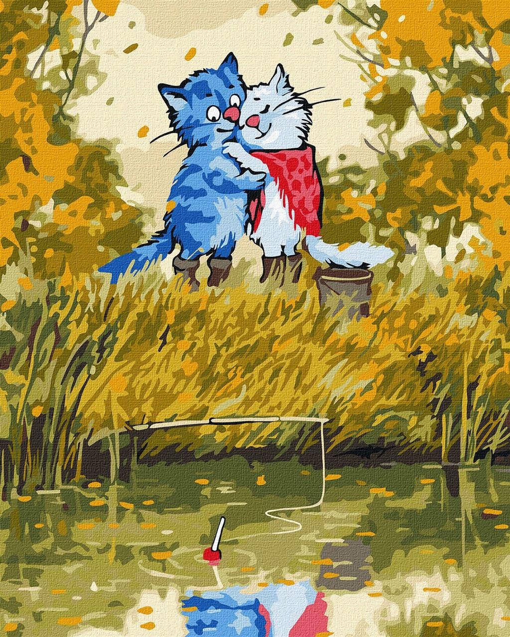 

Рисование по номерам Идейка Встреча у реки (KH4280) 40 х 50 см