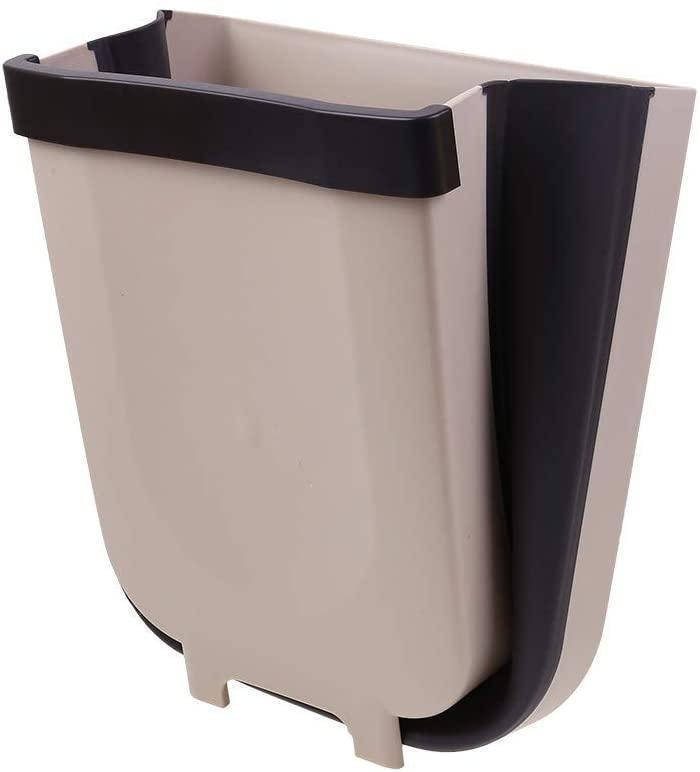 

Мусорное ведро Foldable Hanging Garbage Bin, протестировано, Бежевый