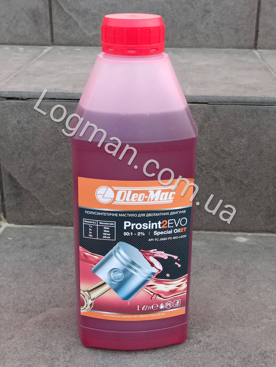 

Масло для бензопилы Oleo-Mac Prosint 2 (1литр) на бензопилу