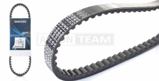 

Ремень вариатора 664‑16.5 AD50 "DAYCO" (7142) ИТАЛИЯ