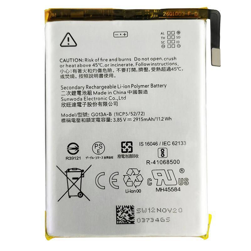 

Батарея на Google Pixel 3, G013A-B (2915 mAh) (аккумулятор Гугл Пиксель 3)
