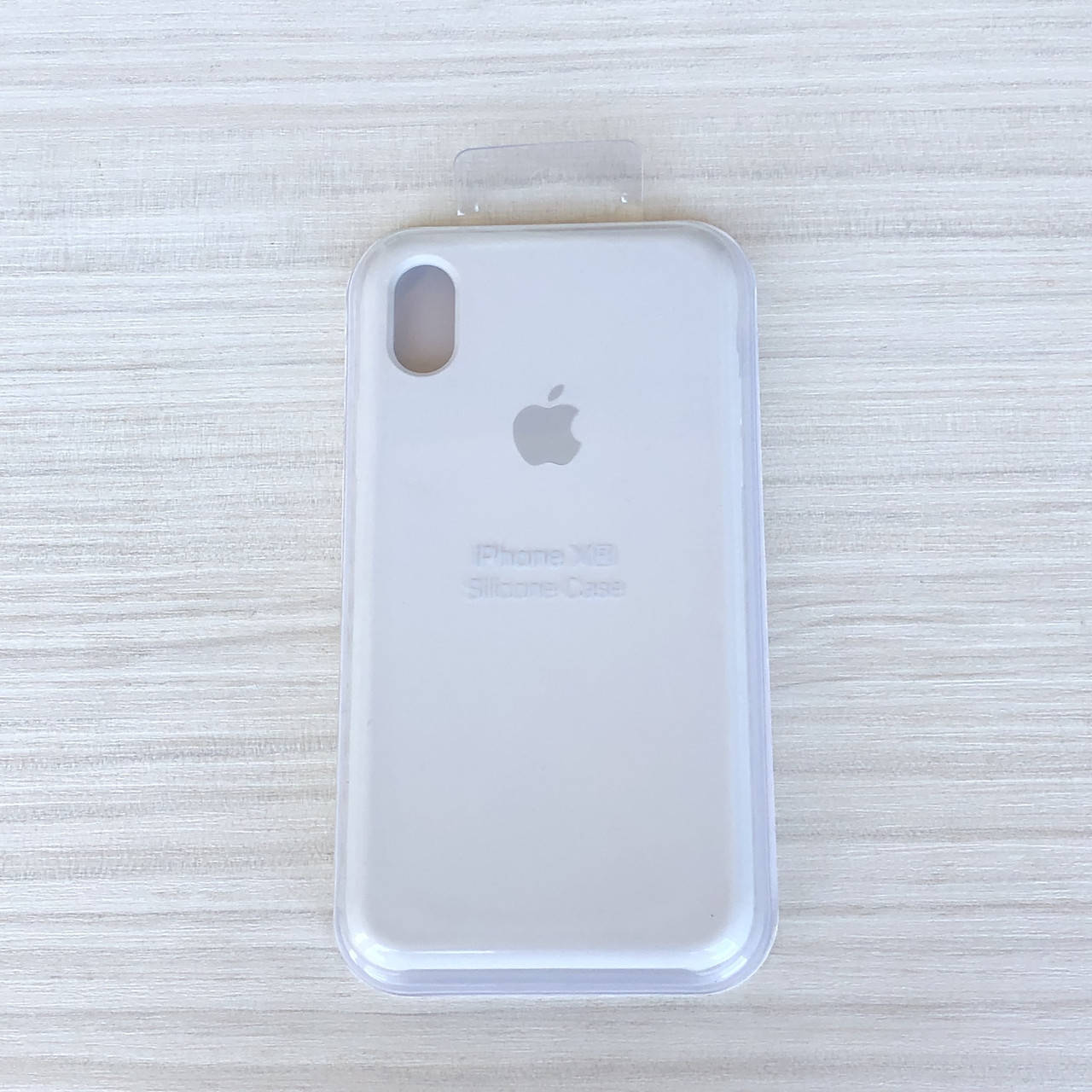 

Силиконовый чехол для iPhone XR, белый, silicone case white