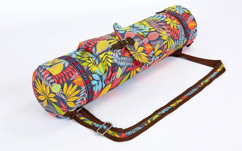 

Сумка для йога коврика Yoga bag FODOKO (р-р 16х70см, мультиколор)