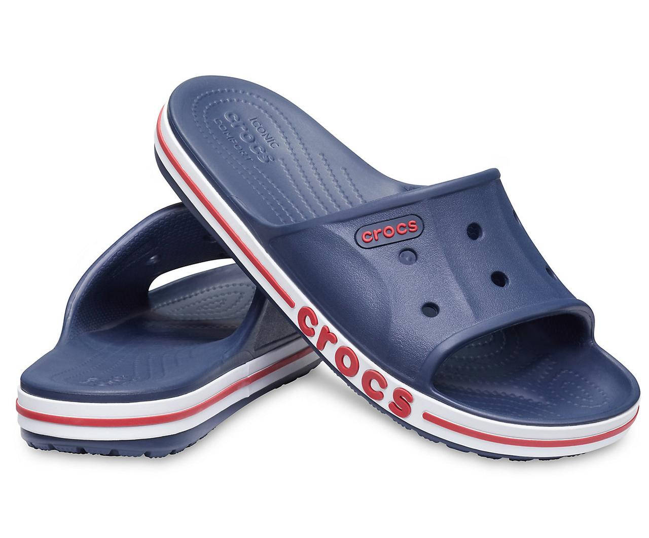 

Мужские шлепки Crocs Bayaband Slide кроксы флипы сланцы шлепанцы M11 оригинал