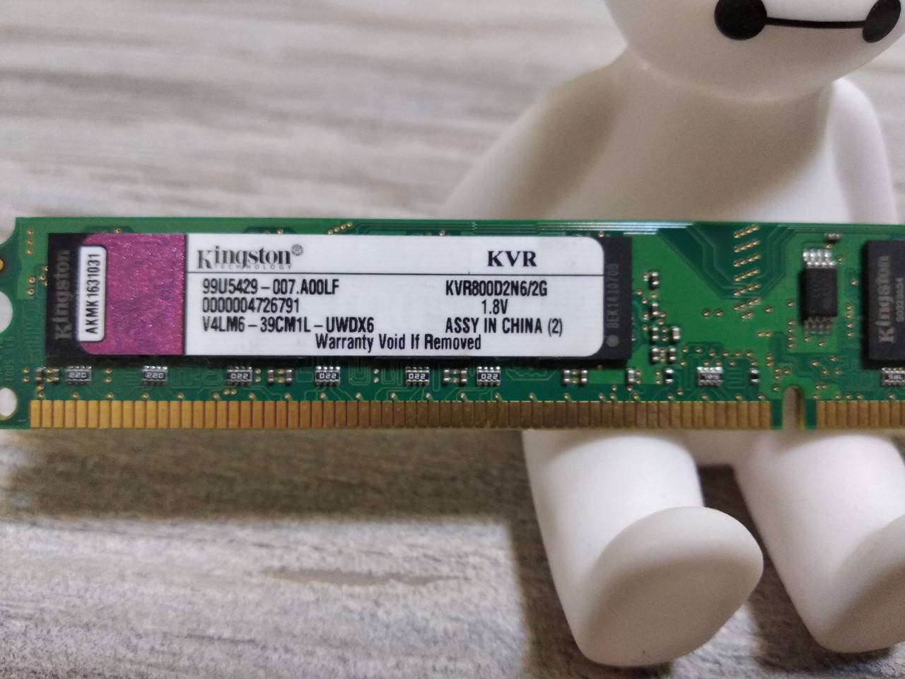 

Оперативная память Kingston 2Gb DDR2-800MHz PC2-6400U (Intel/AMD)