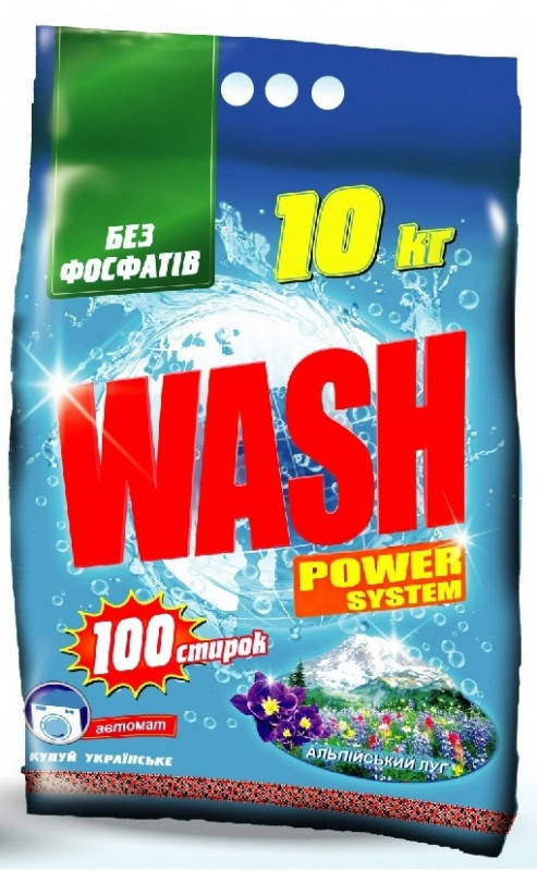 

Стиральный порошок WASH автомат 10кг мешок