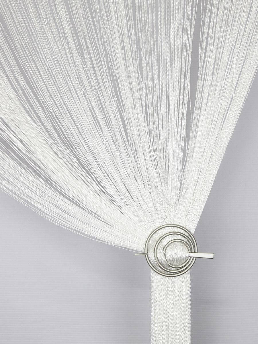 

Шторы нити Однотонные белые, Белый