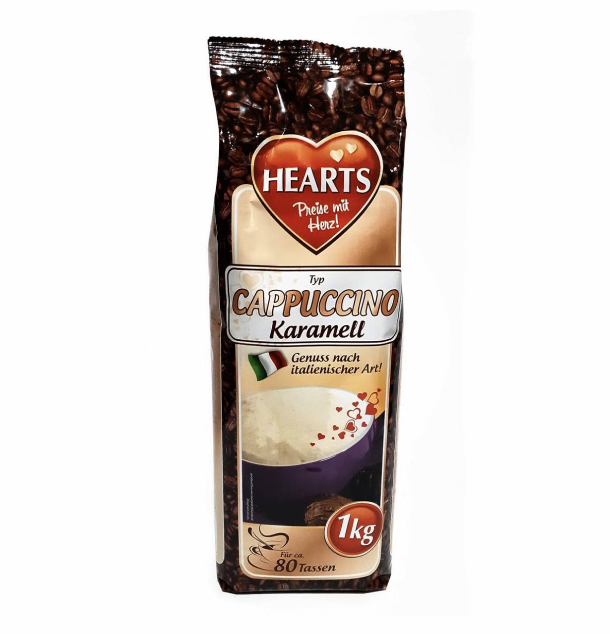 

Капучіно Hearts зі смаком Карамелі