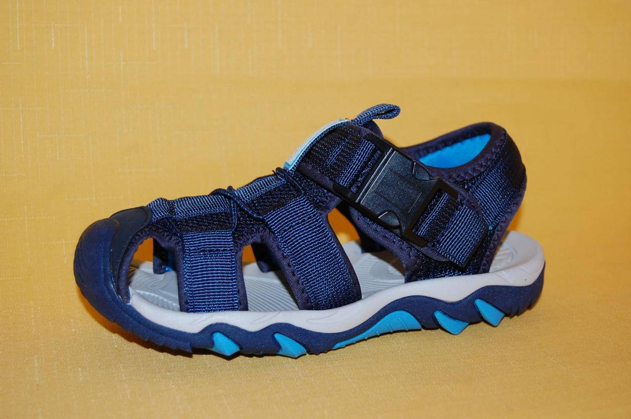 

Детские Босоножки Clibee Польша 71121 Для мальчиков Синий размеры 32_37