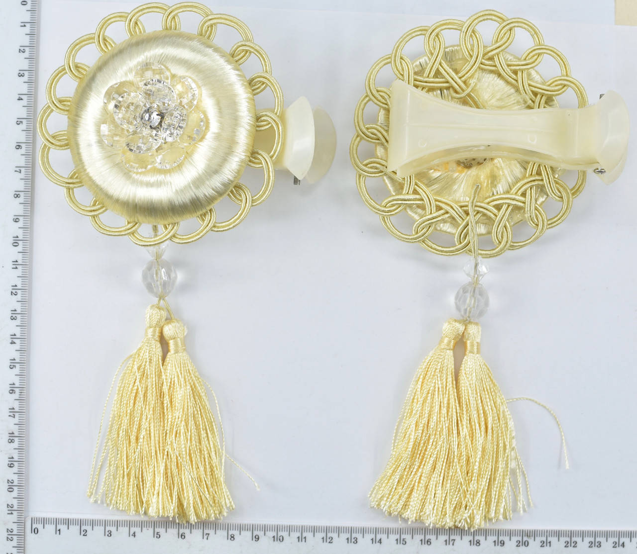 

Зажим для штор стекло беж уп=2шт