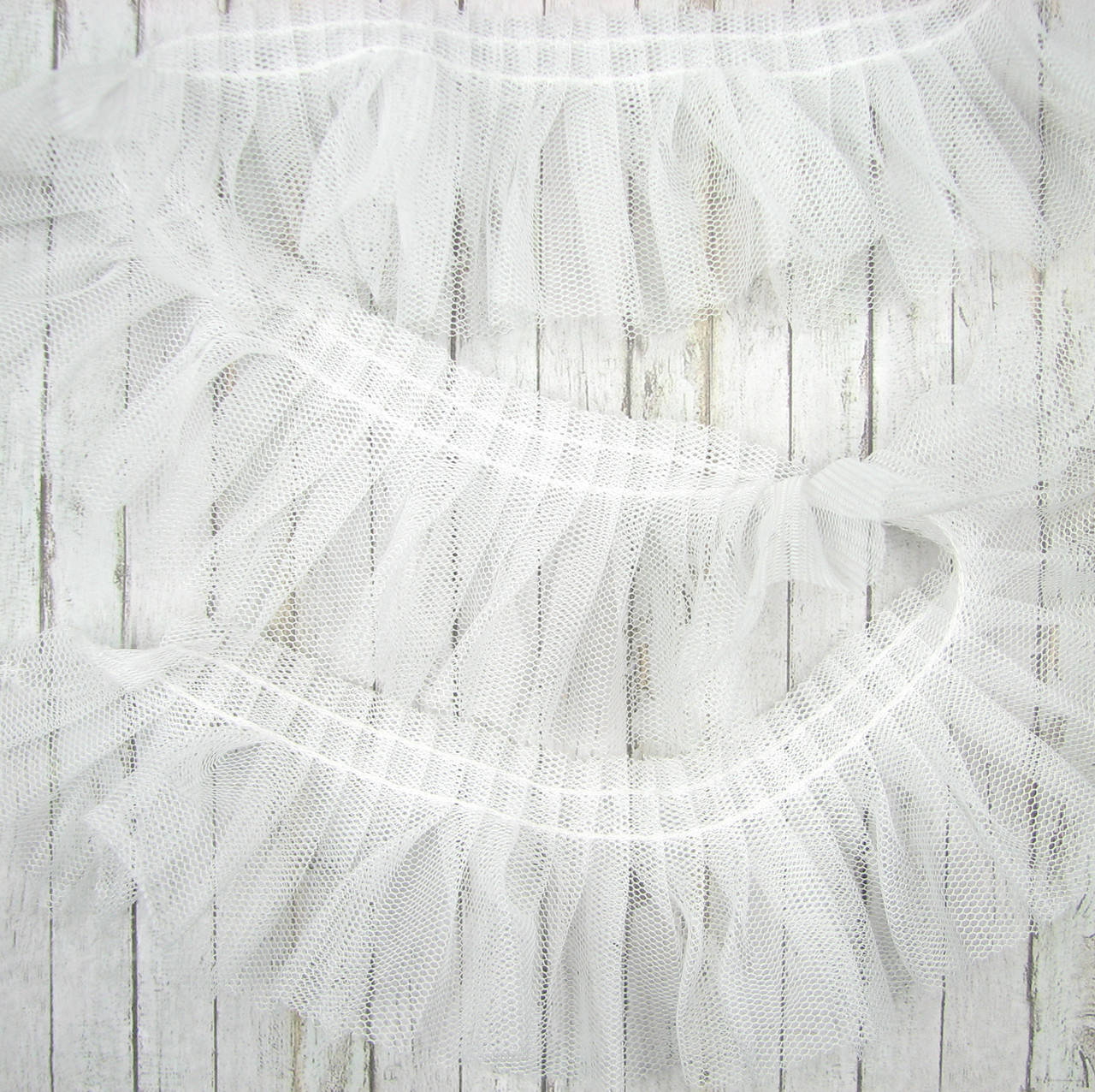 

Фатин белый 5см, отрез 1 м