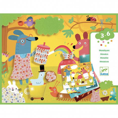 

DJECO Художественный комплект - коллаж "Веселая пена", DJ09869