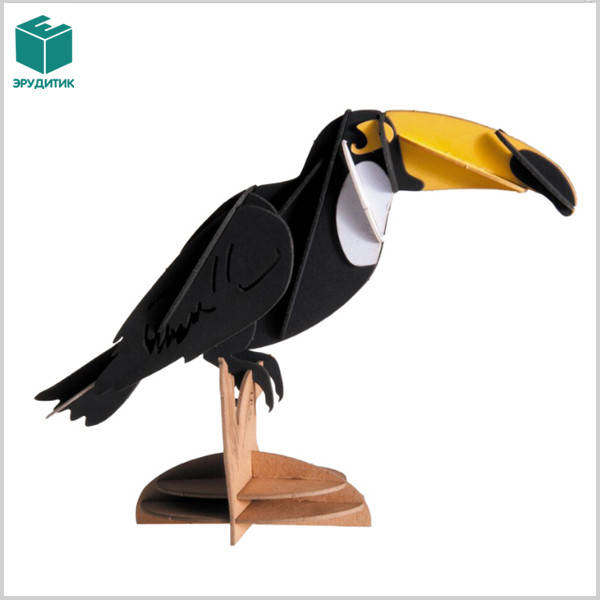 

3D модель из картонаТукан Toucan Fridolin