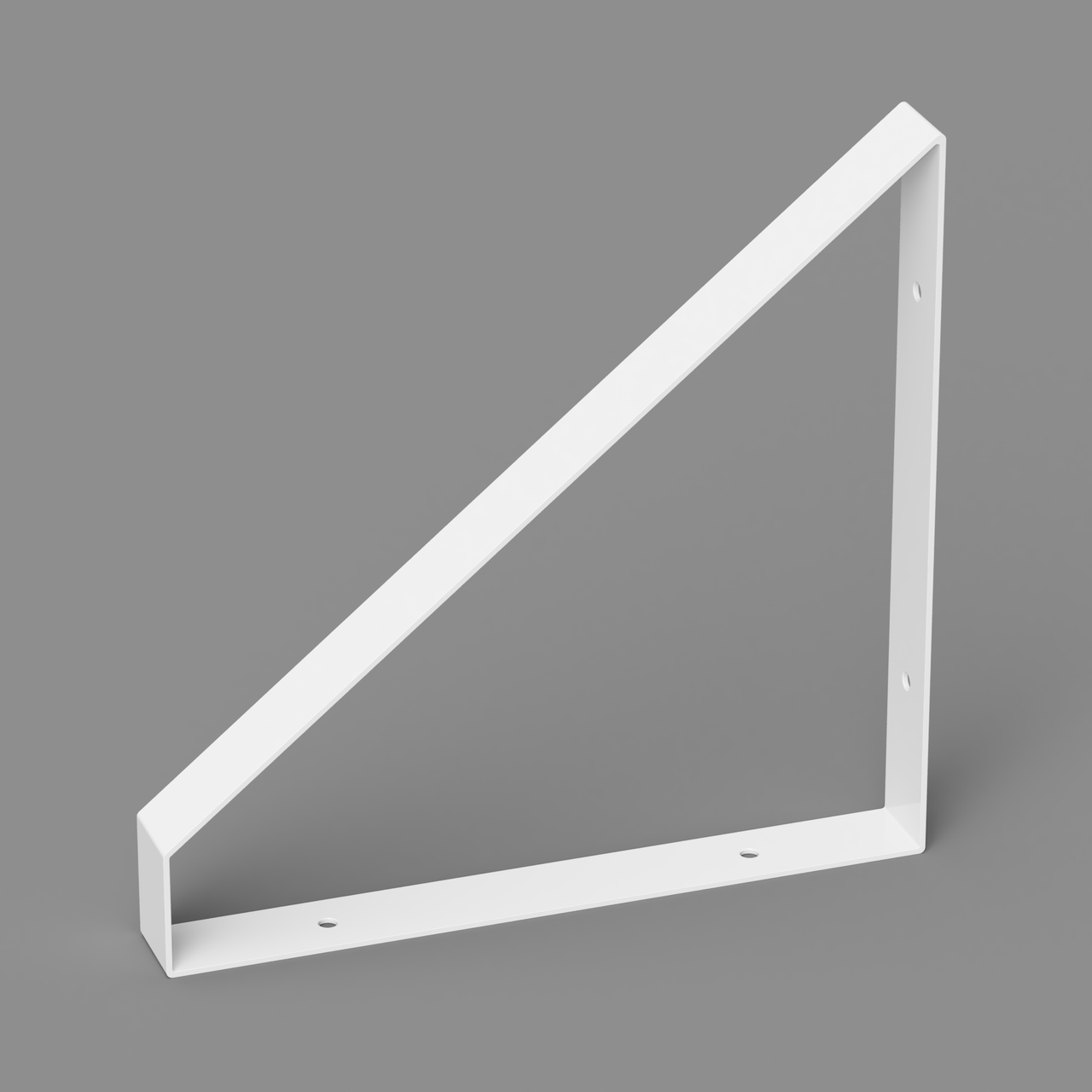 

Кронштейн для полки из металла 254×30mm, H=250mm Белый