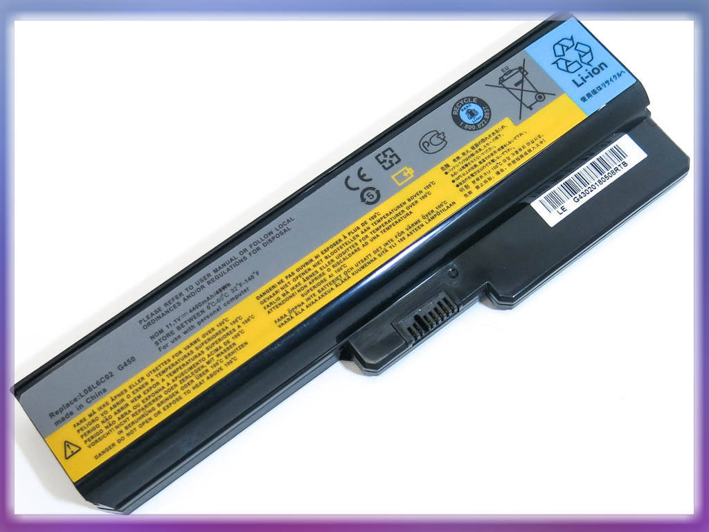 

Батарея L08L6C02 для Lenovo IdeaPad G430, B550, G450, G530, G550, G555, N500, V460, Z360 ( L06L6Y02, L08S6C02,