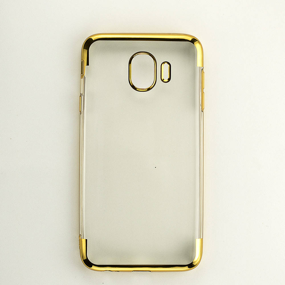 

Чехол Frame для Samsung J4 2018 / J400F силиконовый бампер Gold