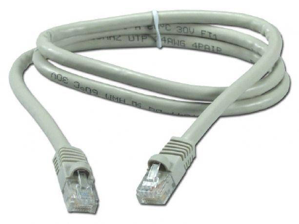 

Патчкорд шт.8Р8С- 8Р8С, UTP 4пары кат-5Е, ССА чёрный (серый), 0,6