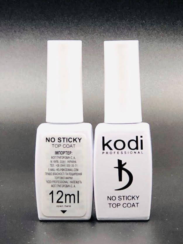 

Топовое покрытие Kodi Professional No Sticki Top Coat без липкого слоя для гель-лака, 12 мл.