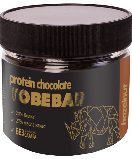 

Протеиновый молочный шоколад «Иван-Поле» TOBEBAR с Фундуком (150 грамм)