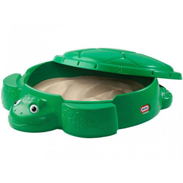 

Little Tikes Песочница Черепаха с крышкой 631566 Sandbox Turtle, Зелёный