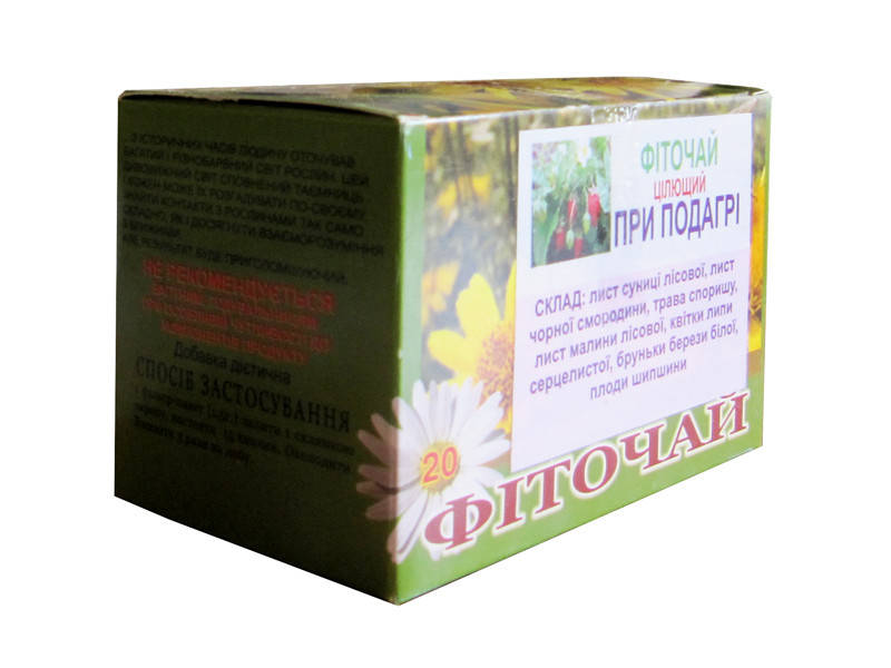 

Фиточай "При подагре" (в пакетиках)