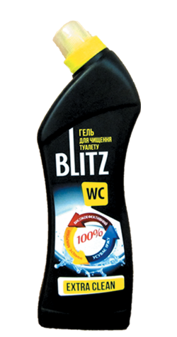 

Гель для чистки унітазів "BLITZ Extra Clean" 750мл, 12шт\ящ