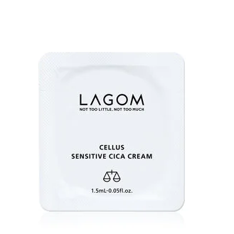 

Успокаивающий крем для чувствительной и проблемной кожи Lagom Cellus Sensitive CICA Cream 1,5 ml