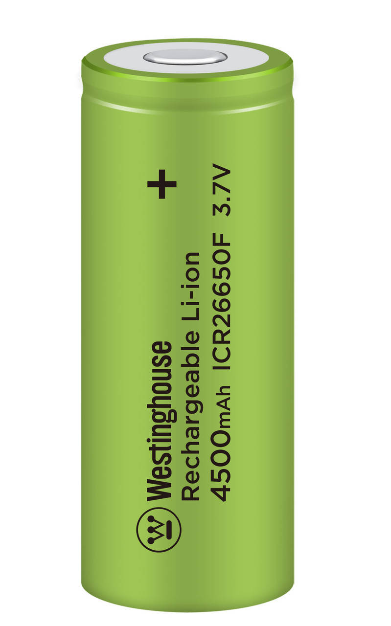 

Аккумулятор литий-ионный Westinghouse 4500 mAh ICR26650 3,7 В 1 шт