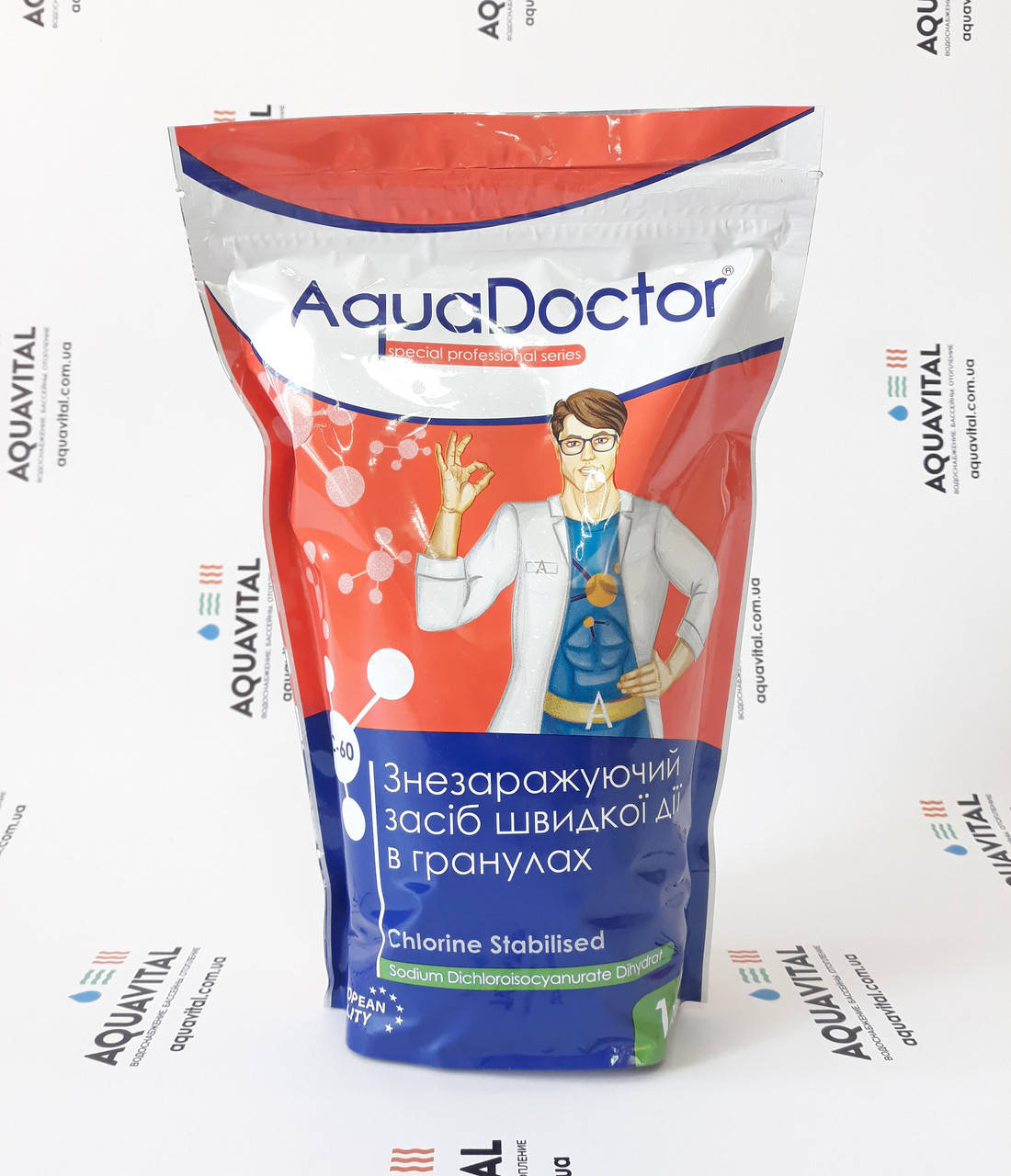 

AquaDoctor C–60 | Шок хлор в гранулах (1 кг)