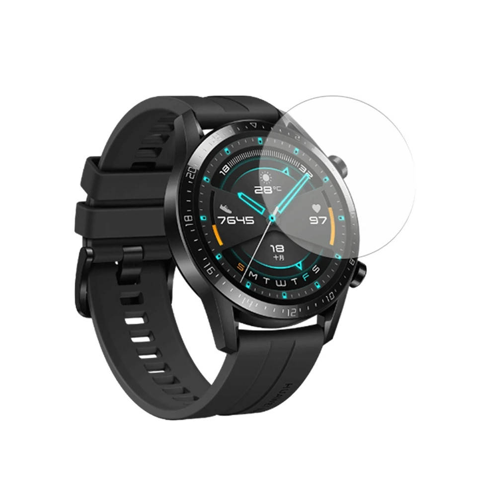 

Защитное стекло 2.5D для Huawei Watch GT2 Pro, Прозрачный
