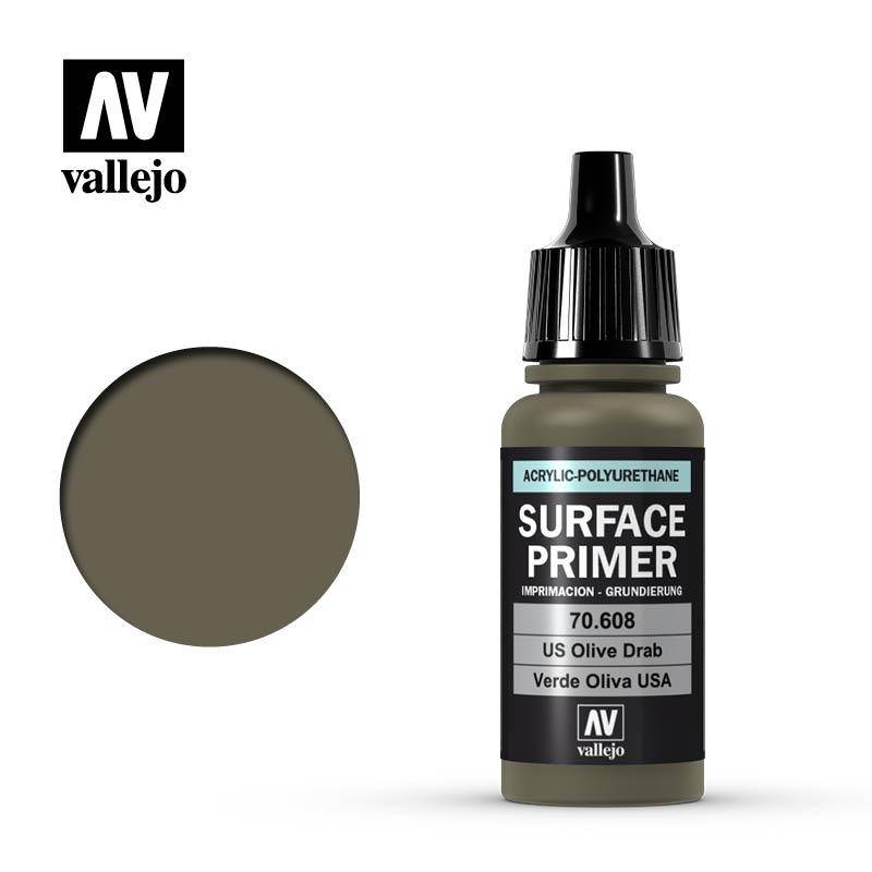 

Акрил-полиуретановая грунтовка U.S. Olive Drab 17 ml. VALLEJO 70608