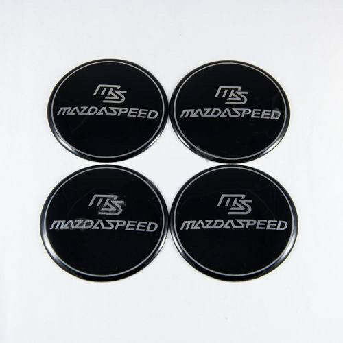 

Наклейки для колесных колпачков в легкосплавные диски с логотипом Mazda Speed (65 мм)