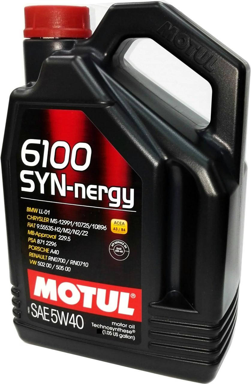 

Моторное масло Motul 6100 Syn-nergy 5W-40 5 л.