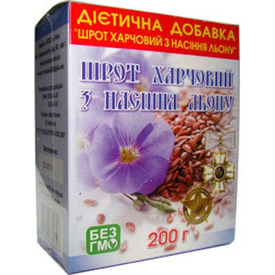 

Шрот семян льна 200 гр, Мирослав
