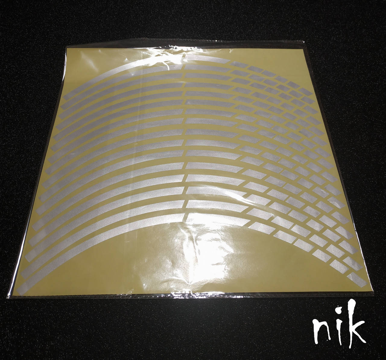 

Лента на обод колеса автомобиля, мотоцыкл, велосипед, светоотражающая Сіра