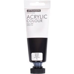 

Краска акриловая черная «Art Ranger» Acrylic 908 «Black» 75 мл, Черный