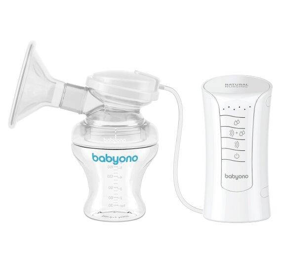 

Молокоотсос электрический BabyOno Natural Nursing 3в1, Белый