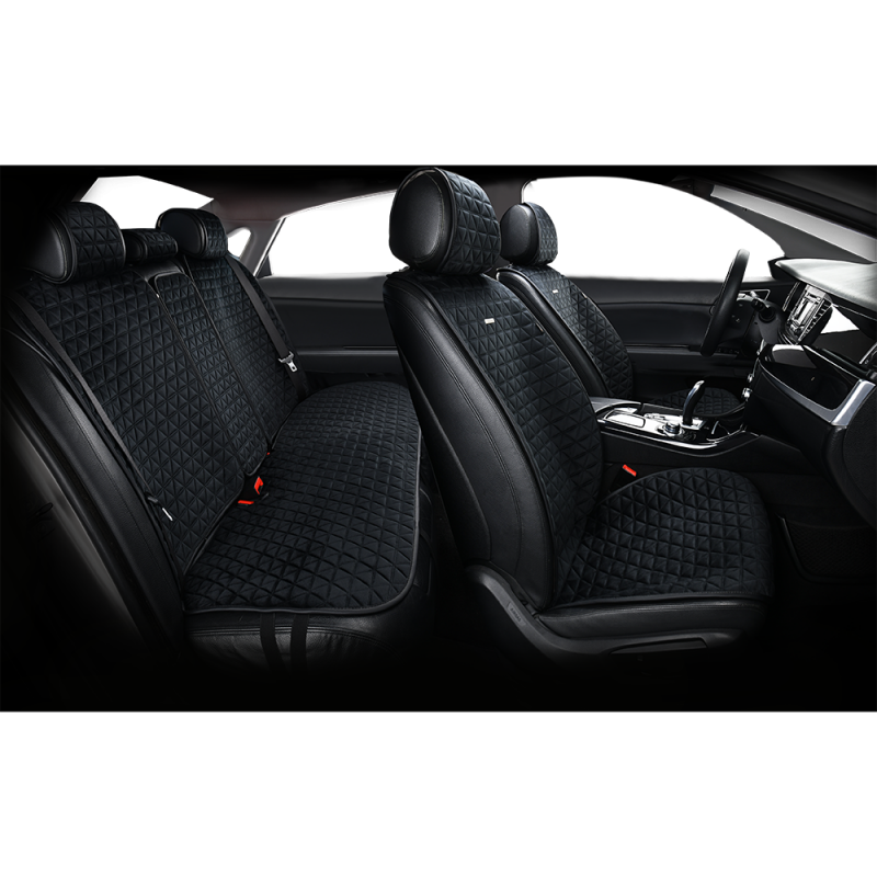 

Накидки на сиденья алькантара Черные Полный Комплект Elegant 700 306